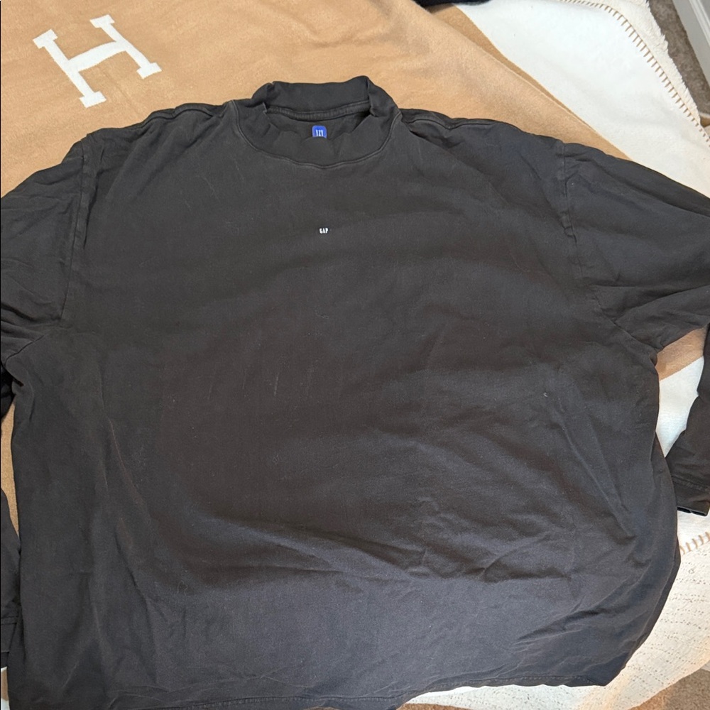 Yeezy GAP Black Long Sleeve Tee